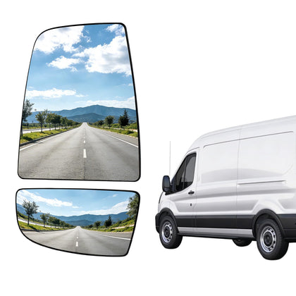 Aritoxy front view of driver-side mirror glass, clear reflection benefit