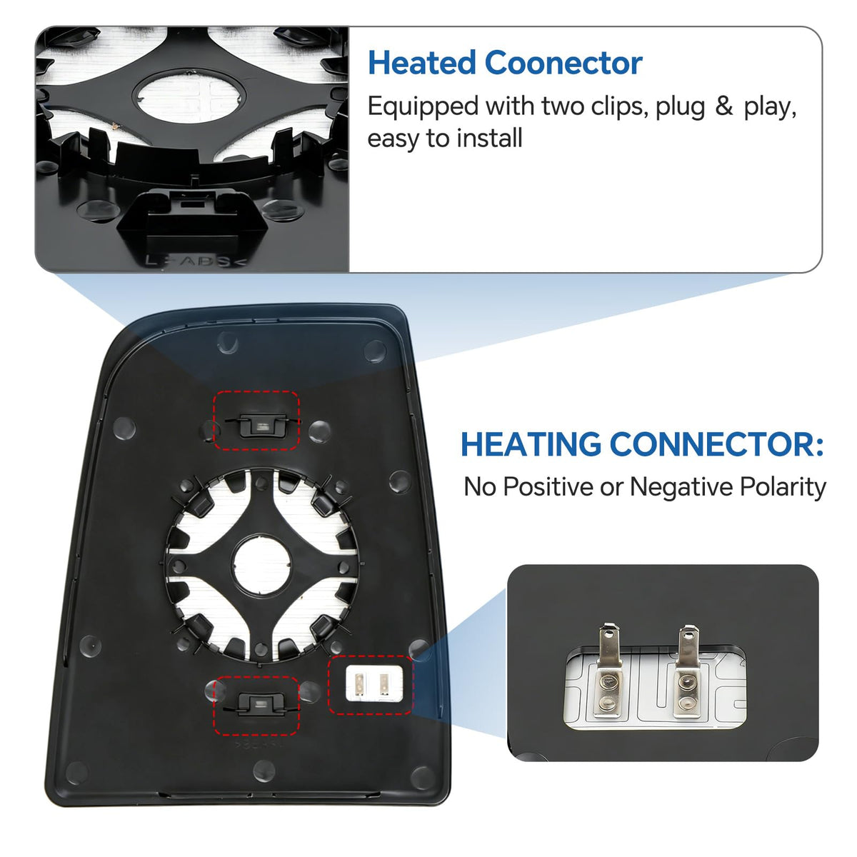 Aritoxy backing plate detail, secure snap-in fit benefit