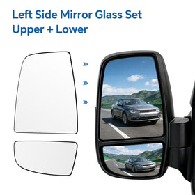 Aritoxy upper and lower mirrors laid out, complete replacement benefit