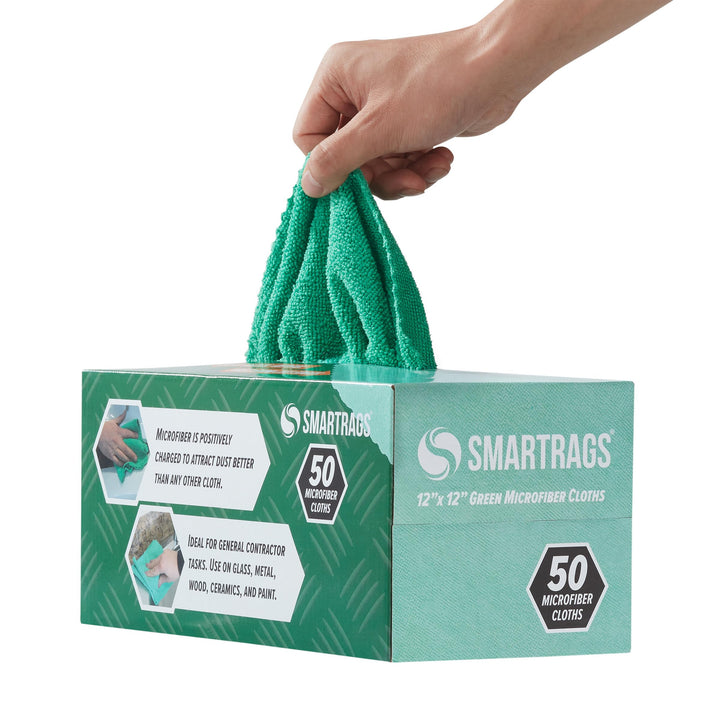 Arkwright box of Smart Rags front view showing pack and branding for organized storage