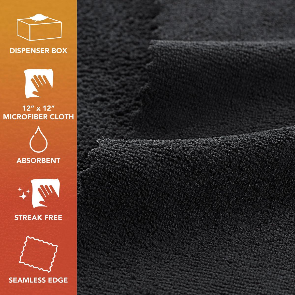 Arkwright microfiber cloth close-up showing fiber texture and deep-clean benefit