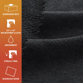 Arkwright microfiber cloth close-up showing fiber texture and deep-clean benefit