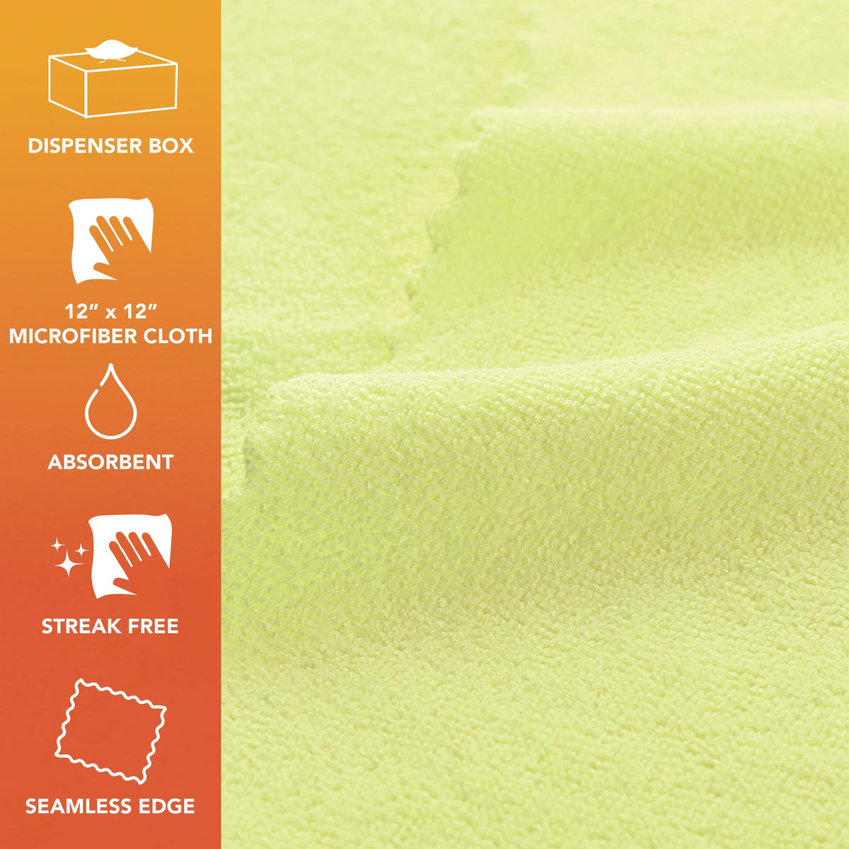 Arkwright microfiber cloth close-up showing dense fibers for deep cleaning