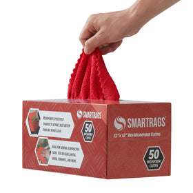 Arkwright SmartRags polishing glass to a streak-free finish