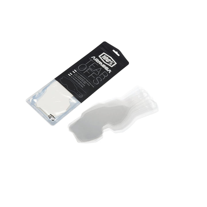 ARMEGA tear-offs front pack showing 50 sheets for quick lens clearing