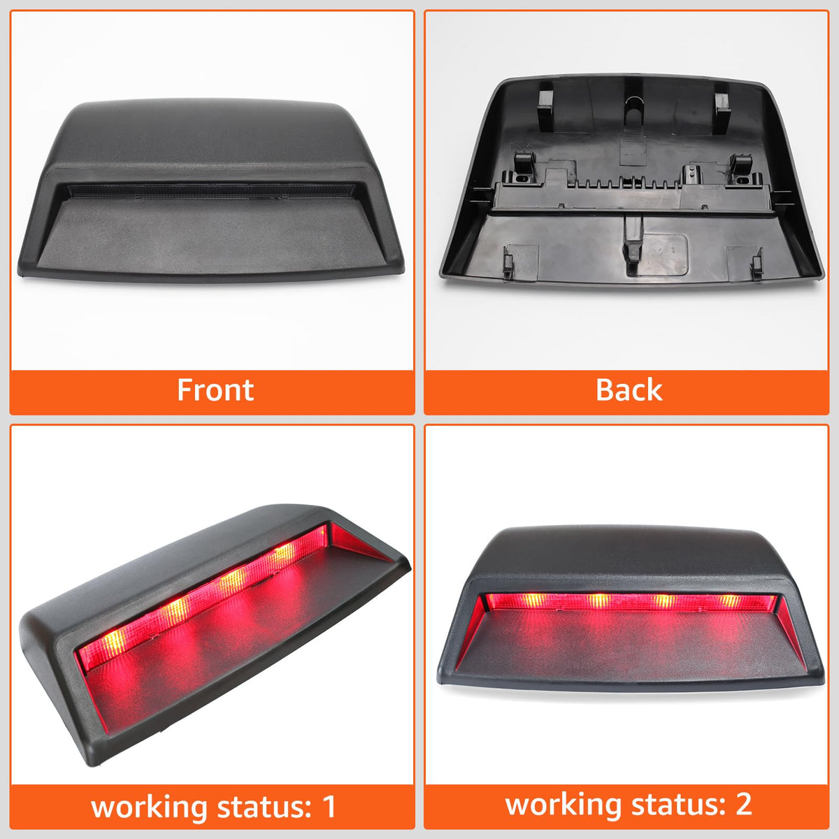 Armker installed on Sentra rear demonstrating improved signal visibility
