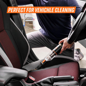 Armor All set of six accessories laid out for versatile car and home cleaning tasks