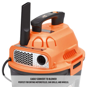 Armor All converting to blower to dry motorcycle or wheel surfaces quickly
