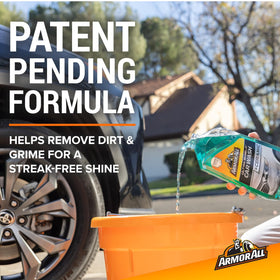 Armor All foam cannon application showing dense foam and improved dwell time