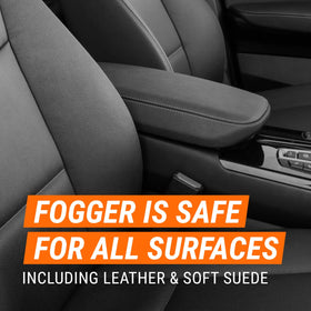 Armor All fogger placed in vehicle center to treat cabin and vents