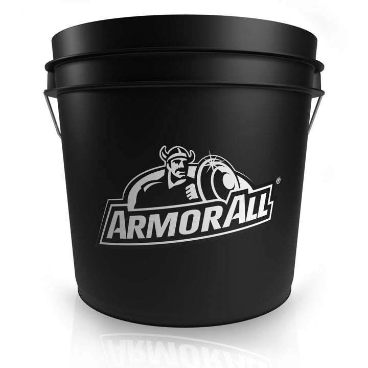 Armor All front-facing bucket showing durable construction and easy carry