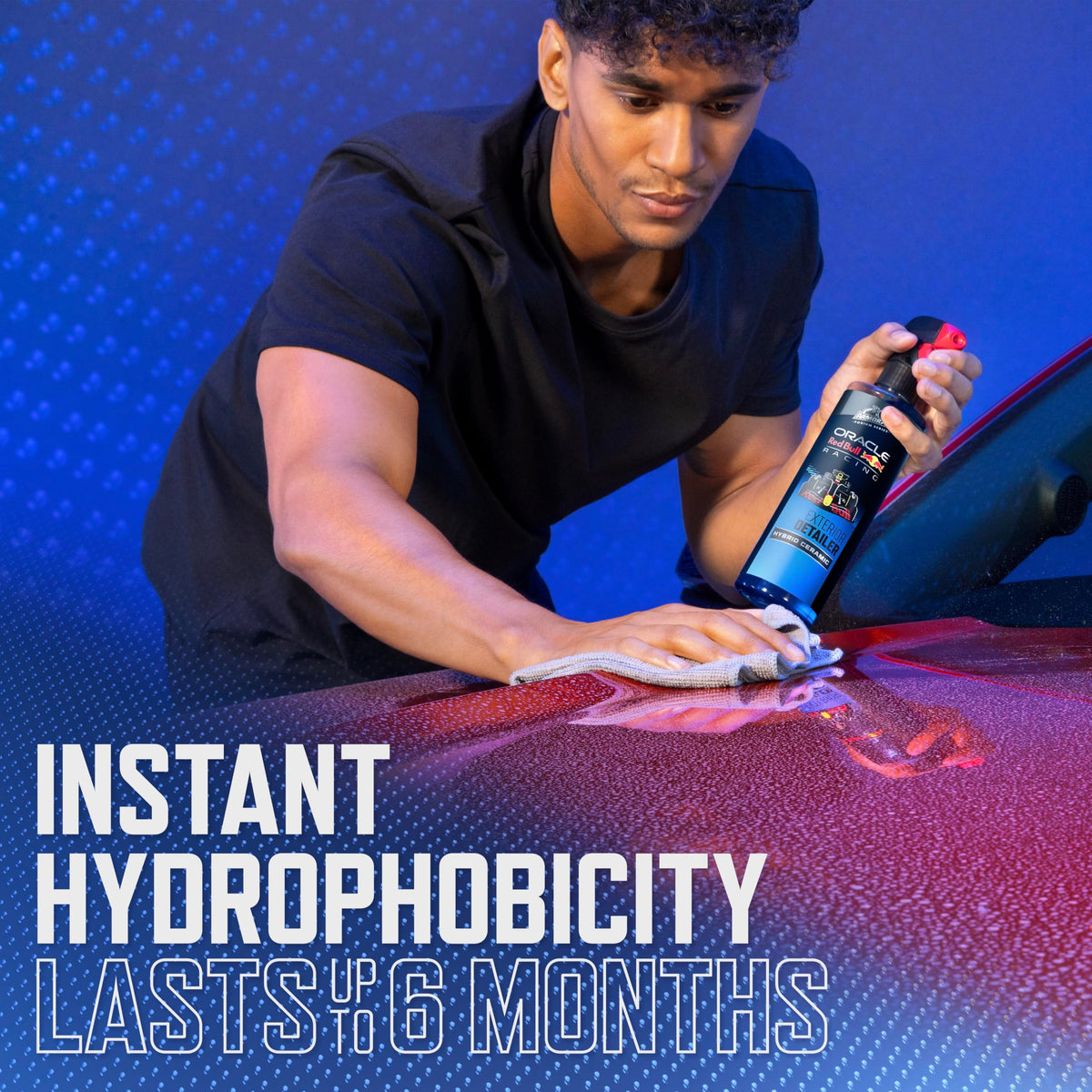 Armor All Hybrid Ceramic Wash bottle showing foam action and protective benefit