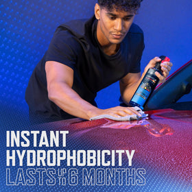 Armor All Hybrid Ceramic Wash bottle showing foam action and protective benefit