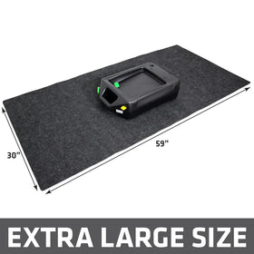 Armor All mat in a garage setting keeping workspace clean