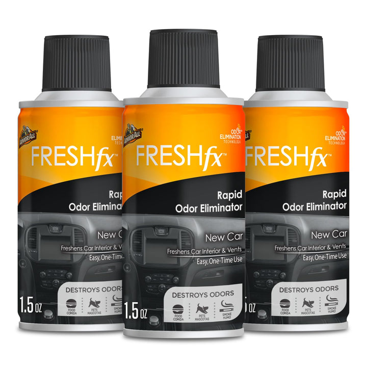 Armor All fogger front packaging showing New Car scent and benefits
