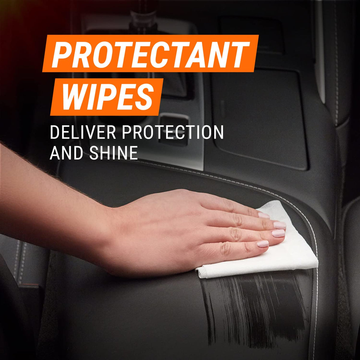Armor All original protectant wipes pouch open, protecting dash and trims