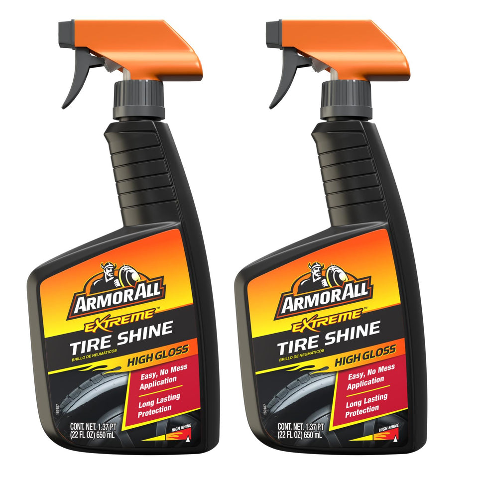 Armor All front packaging showing two-can set and clear product identity, convenient value