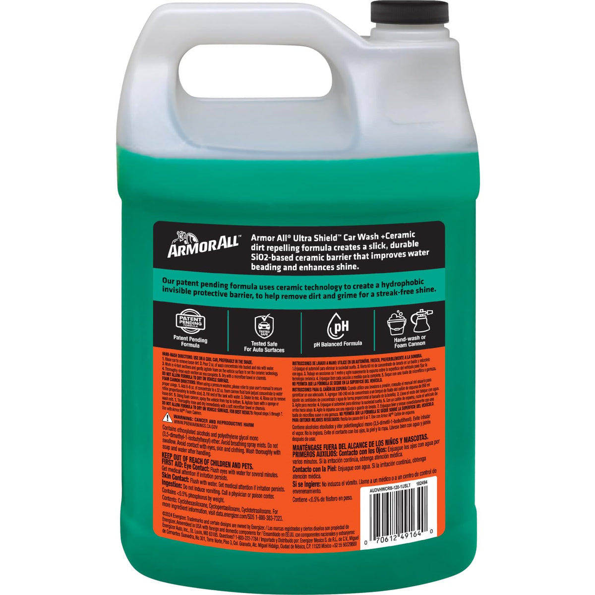 Armor All cleaned tires and windows illustrating safe multi-surface use benefit