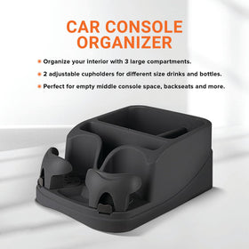 Armor All top-down view highlighting three large compartments for easy access benefit