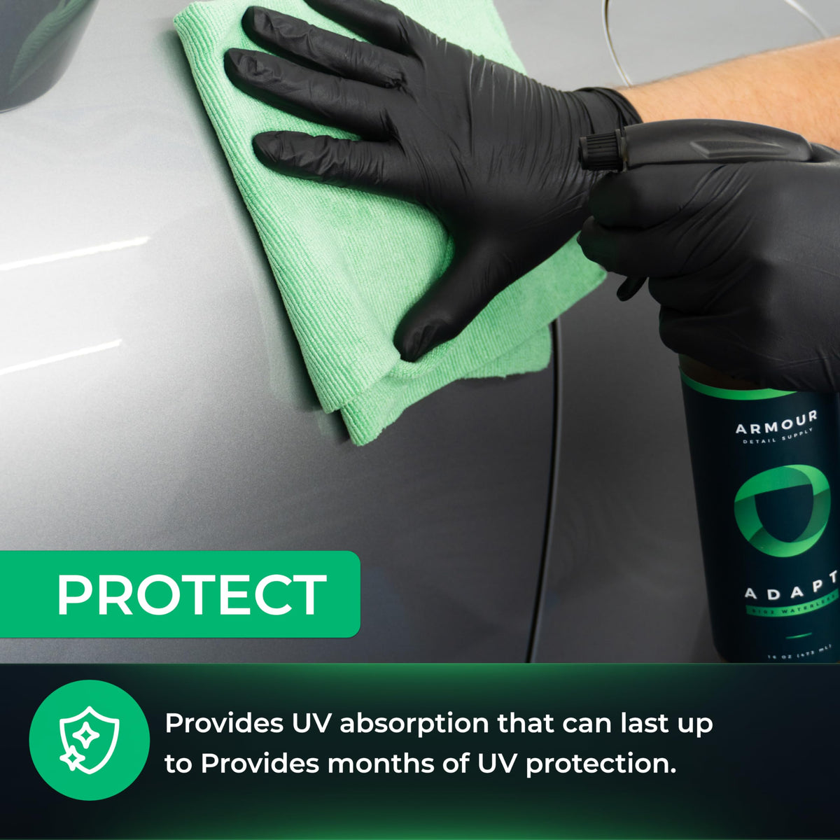 Armour Detail Supply close-up of Adapt liquid texture illustrating smooth lubrication