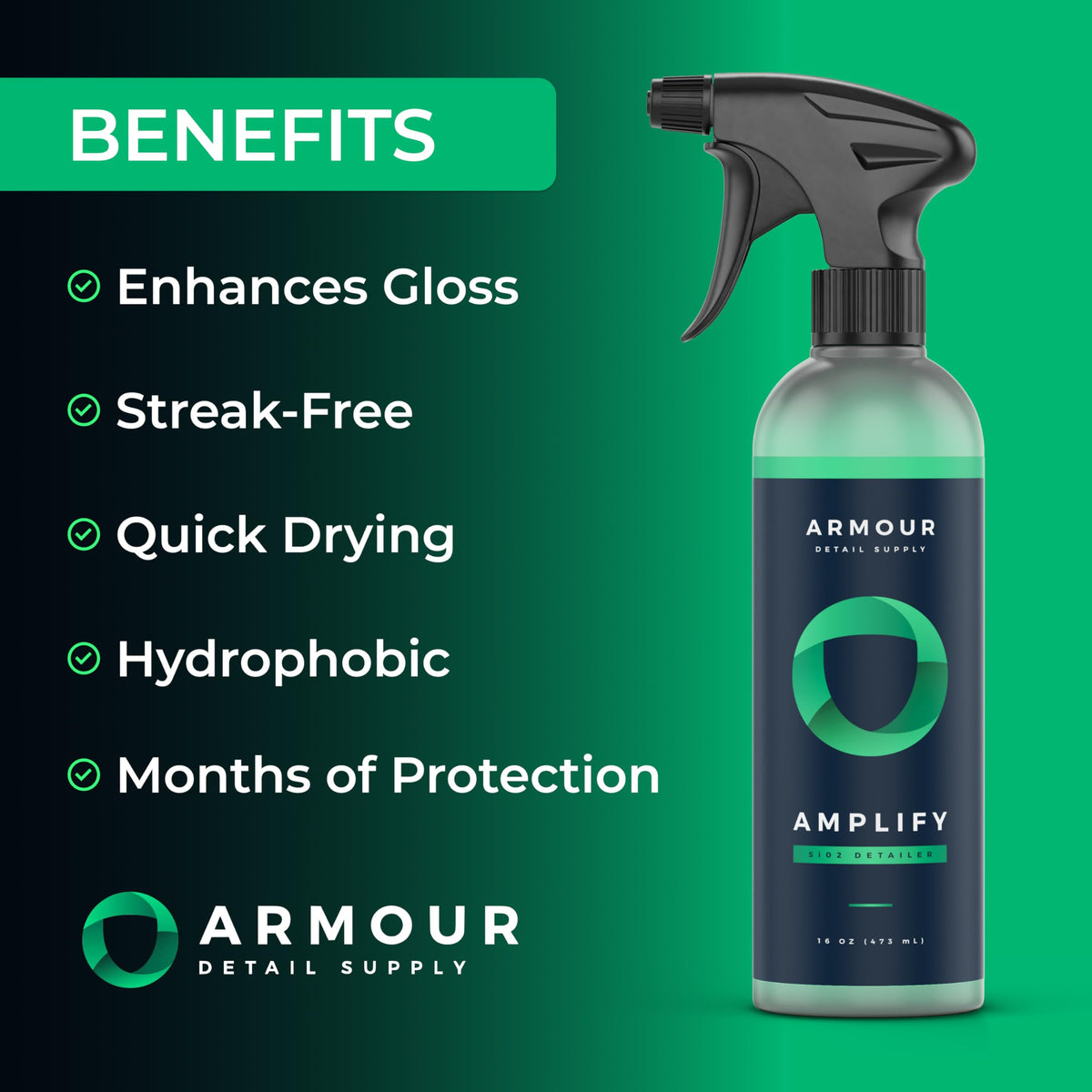 Armour Detail Supply used in driveway setting offering quick home detailing