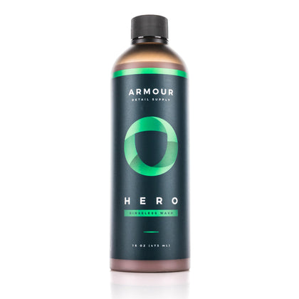 Armour Detail Supply HERO front label showing product identity and usage benefits