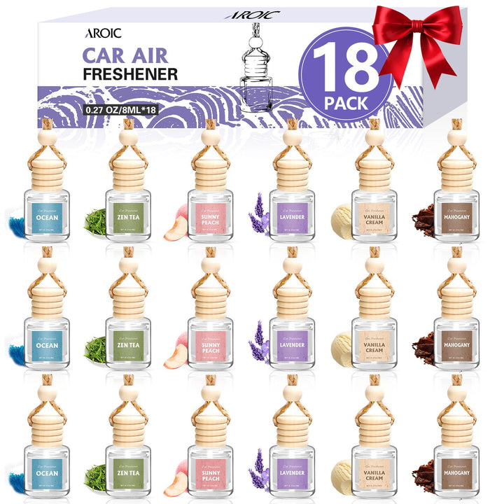AROIC front packaging box showing the 18-pack gift set and clear presentation benefits
