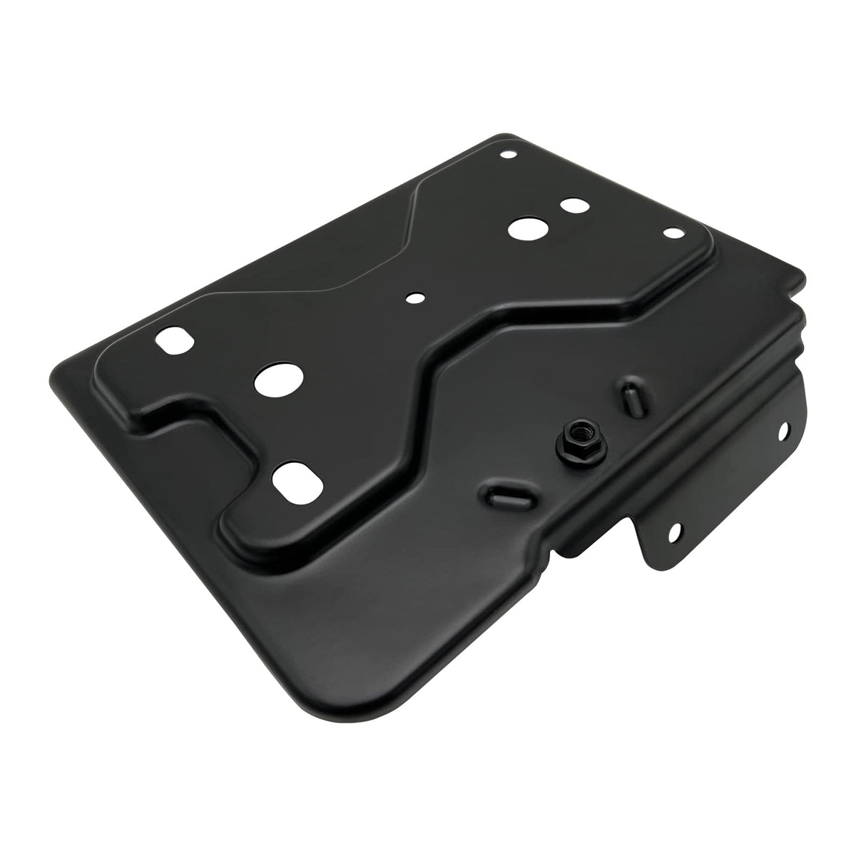 ARONOVA installed in truck driver-side battery area showing secure fit benefit