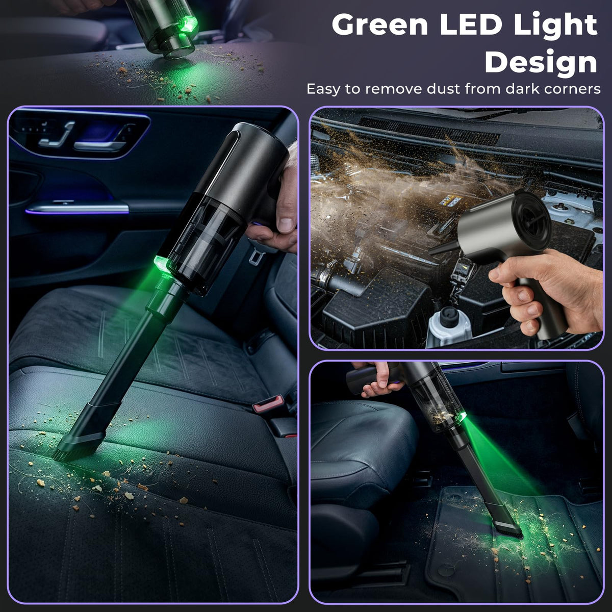 Arovine accessories spread with nozzles and tips for versatile car detailing
