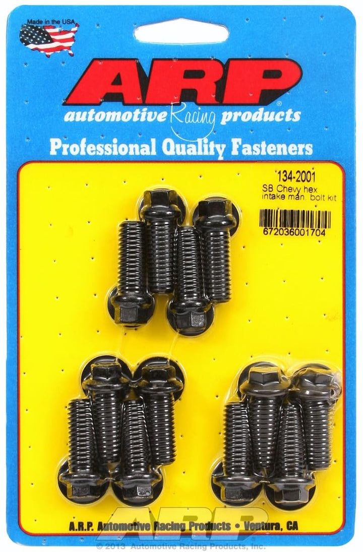 ARP bolt kit front packaging showing part number 1342001 and correct fitment benefit
