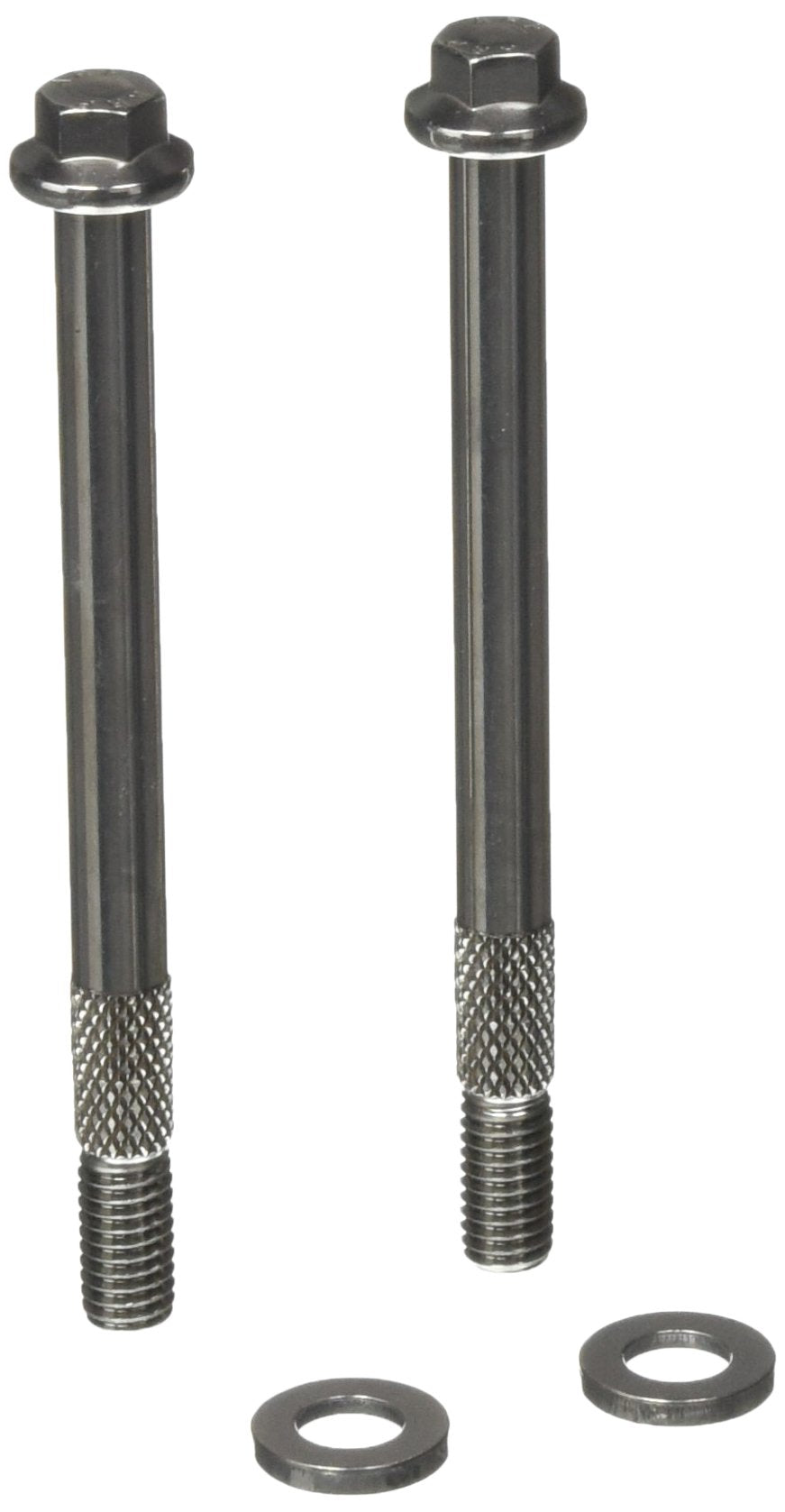 ARP 3/8" starter bolt front view showing polished stainless finish for durability