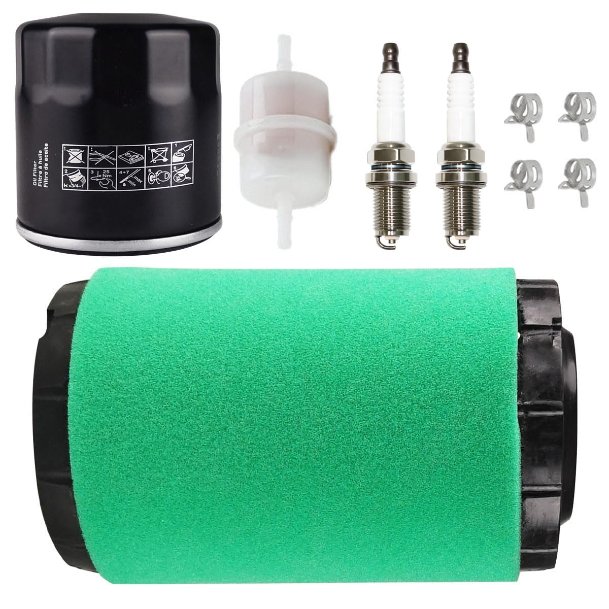 Arpisziv front view of complete tune up kit showing contents and fitment benefits