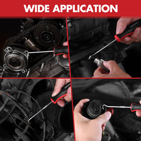 Arrow Fastener lifestyle garage setup with tools on workbench for mechanical repairs