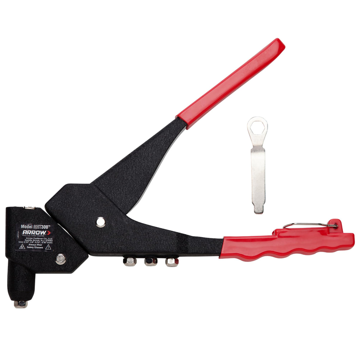 Arrow Fastener tool in locked storage position for safe compact carrying