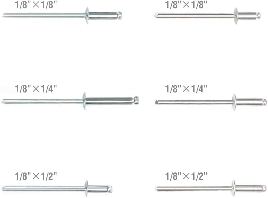 Arrow Fastener riveter next to a hand showing portable size advantage