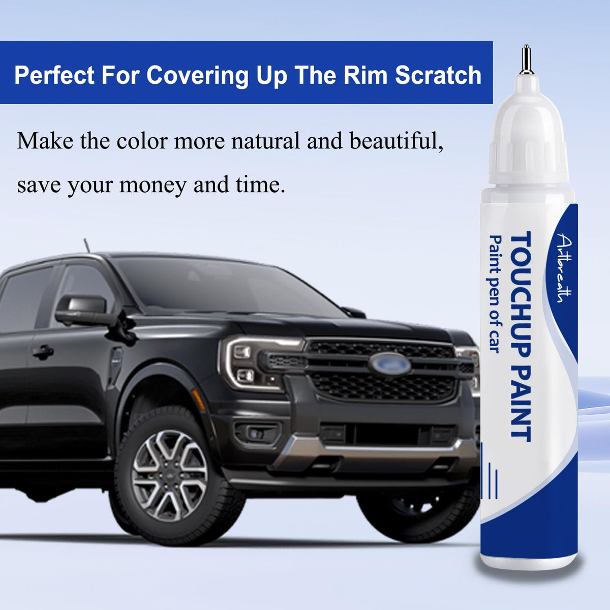 Artbreath in garage setting showing ready-to-use touch-up convenience