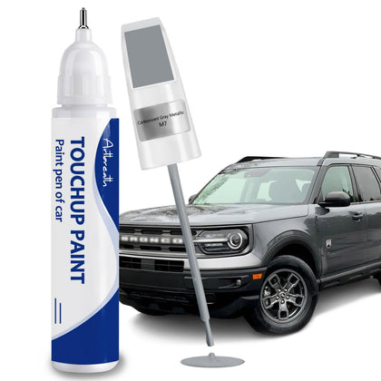 Artbreath bottle front view showing Carbonized Gray Metallic label and accurate OEM match
