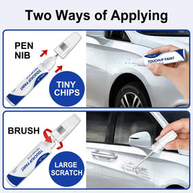 Artbreath pen tip and brush applicator for precise Ford repairs