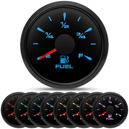 ARTILAURA front view gauge with clear dial and selectable backlight for easy reading