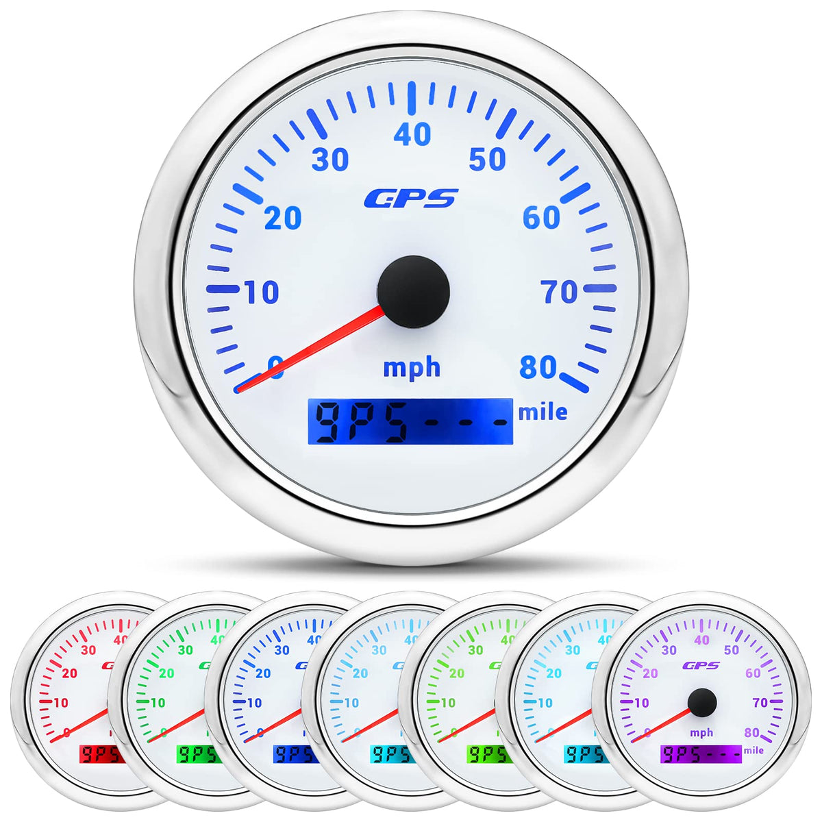 ARTILAURA front gauge face showing clear numeric display and color option benefit