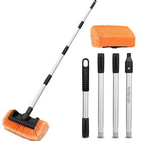 ARTIPOLY front view of full brush and pole showing complete kit and convenience