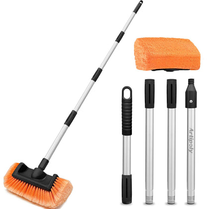 ARTIPOLY front view of full brush and pole showing complete kit and convenience