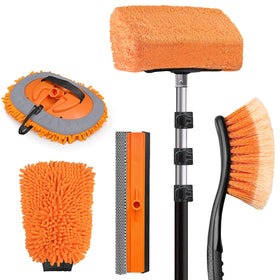 ARTIPOLY front packaging showing full car wash kit and included tools for complete cleaning