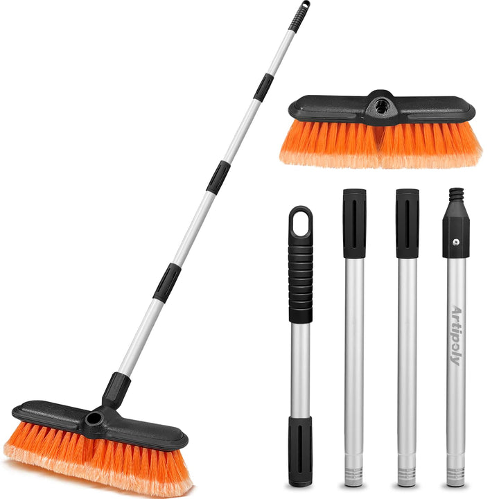 ARTIPOLY front view showing brush head and pole for clear product understanding and confidence