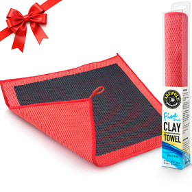 ARTIPOLY front view of towel packaging showing product and size benefits