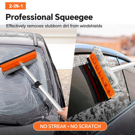 ARTIPOLY classic window squeegee on glass for streak-free cleaning and quick drying