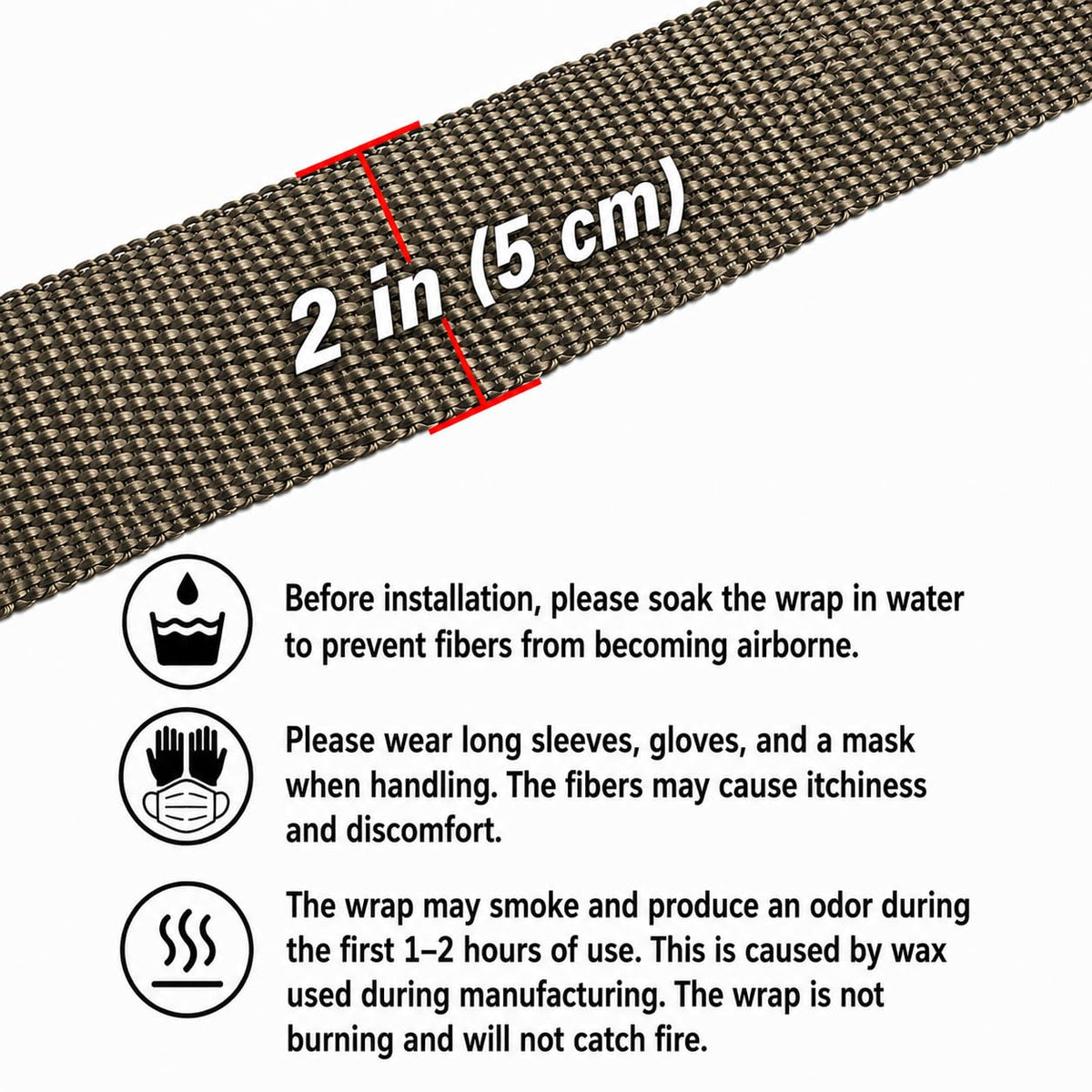 ARTR wrap installed on exhaust header illustrating heat containment and protected adjacent parts