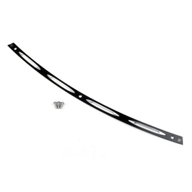 Artudatech front view of black windshield trim showing fit and finish benefit