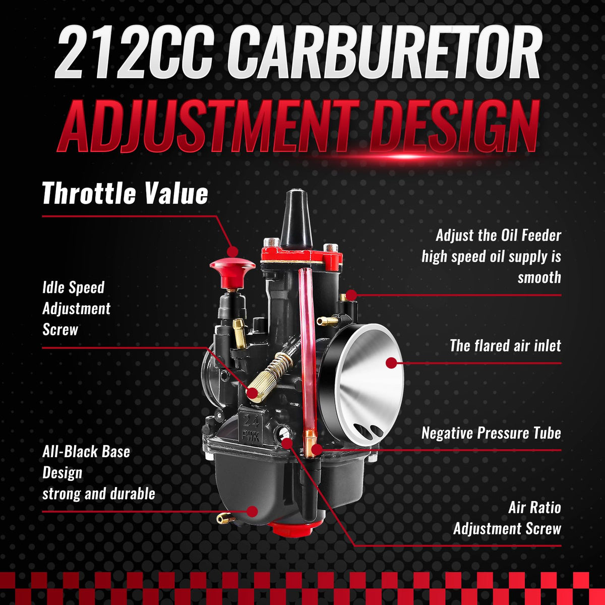 Asecupdat PWK 24mm mounted on scooter demonstrating compatibility and power
