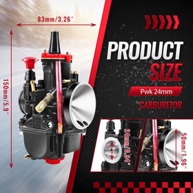 Asecupdat PWK 24mm jet kit layout with multiple jets for precise tuning